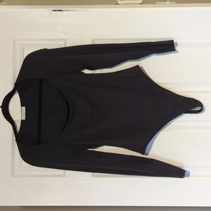 Black Babaton long sleeve bodysuit